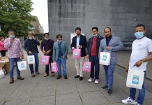 করোনা যোদ্ধা ডাক্তারদের পাশে গলওয়ে বাংলাদেশী কমিউনিটি