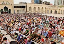 আজ থেকে শর্ত সাপেক্ষে বাংলাদেশে মসজিদে নামাজের অনুমতি মিললো