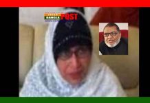 করোনায় মুক্তিযুদ্ধবিষয়ক মন্ত্রী আ ক ম মোজাম্মেল হকের স্ত্রী লায়লার মৃত্যু