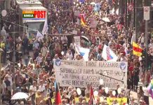 জার্মানিতে ‘করোনা বিরোধী’ বিক্ষোভ থেকে আটক ৩ শতাধিক