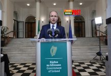 আজ থেকে আয়ারল্যান্ডের কাউন্টি কিল্ডার,কাউন্টি অফলি ও কাউন্টি লিশ ফের লকডাউন