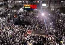 আল্লামা সফিকে শেষ বিদায় জানাতে জনতার ঢল। জানাজা দুপুর ২টায়