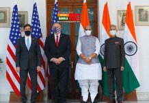 মাইক পোম্পেও ও মার্ক এসপারের দিল্লী সফরঃ ভারত মার্কিন সামরিক চুক্তি স্বাক্ষর