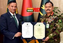 বাংলাদেশের সেনাপ্রধান জেনারেল আজিজের পিএইচডি ডিগ্রি অর্জন