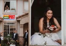 জানালায় বসেই বিয়ে সারলেন করোনা আক্রান্ত কনে