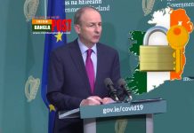 আয়ারল্যান্ডে আগামী একমাসের জন্য পুনরায় পূর্ণ লকডাউন ঘোষণা