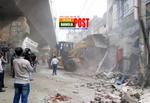 গুঁড়িয়ে দিলেন ‘দেলুর দুর্গ’ ঢাকা দক্ষিণ সিটি করপোরেশন