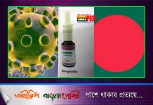 বাংলাদেশি বিজ্ঞানীরা এবার করোনা প্রতিরোধী নাকের স্প্রে তৈরি করলো