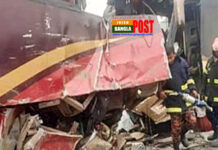 সিলেটে দুই বাসের মুখোমুখি সংঘর্ষে ১১ জন নিহত