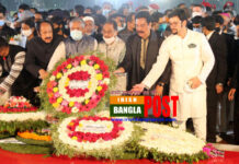 ভাষা শহীদদের প্রতি শ্রদ্ধা জানালেন সর্বস্তরের জনগণ
