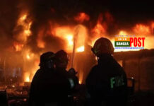 গাজীপুরে কলোনীতে আগুনে পুড়েছে দুই শতাধিক বসতঘর