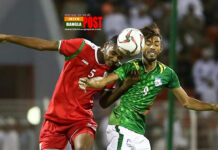 ৩-০ গোলে হেরে বিশ্বকাপ বাছাই পর্বের মিশন শেষ করলো বাংলাদেশ