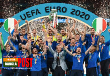 টাইব্রেকারে ইংল্যান্ডের স্বপ্নভঙ্গ, ইউরোর শিরোপা ইতালির