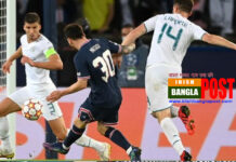 ম্যানসিটির বিপক্ষে ২-০ গোলে দুর্দান্ত জয় পিএসজির