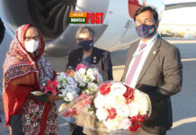 জাতিসংঘ অধিবেশনে যোগদানের জন্য বাংলাদেশের প্রধানমন্ত্রী শেখ হাসিনা নিউ ইয়র্ক পৌঁছেছেন