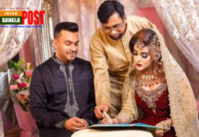 আনুষ্ঠানিকভাবে বিয়ের খবর জানালেন মাহি