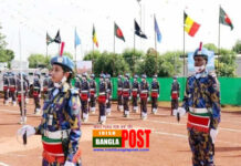 জাতিসংঘ শান্তিরক্ষা পদক পেলেন ১৪০ পুলিশ সদস্য