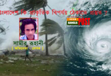 ফিচার : বাংলাদেশ কি প্রাকৃতিক বিপর্যয় ঠেকাতে প্রস্তুত ?