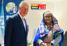 প্রিন্স চার্লস ও বরিস জনসনের সঙ্গে প্রধানমন্ত্রীর বৈঠক