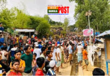 দাম্পত্য কলহের জেরে রোহিঙ্গা ক্যাম্পে স্ত্রীকে গলাকেটে হত্যা, স্বামী পালাতক