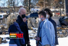 কলোরাডোর দাবানলের ক্ষয়ক্ষতি পরিদর্শন করলেন বাইডেন