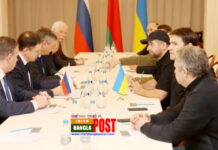 সিদ্ধান্ত ছাড়াই বৈঠক শেষ, শিগগিরই দ্বিতীয় দফায় বসবে রাশিয়া-ইউক্রেন