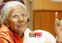 চলে গেলেন কিংবদন্তী কণ্ঠশিল্পী সন্ধ্যা মুখোপাধ্যায়