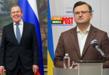 প্রথমবারের মতো মুখোমুখি হলেন রুশ পররাষ্ট্রমন্ত্রী ও ইউক্রেনের পররাষ্ট্রমন্ত্রী, সিদ্ধান্তের জন্য পুতিনের দিকে চোখ