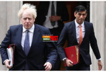 ব্রিটিশ প্রধানমন্ত্রী বরিস জনসন ও অর্থমন্ত্রী ঋষী সুনাককে জরিমানা করা হচ্ছে।
