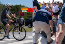 সাইকেল উল্টে পড়ে গেলেন মার্কিন প্রেসিডেন্ট জো বাইডেন!