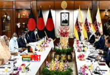 ব্রুনাইয়ের সঙ্গে এক চুক্তি ও তিন সমঝোতা স্মারক সই