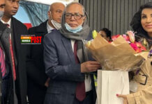 বার্লিন থেকে লন্ডন পৌঁছেছেন রাষ্ট্রপতি