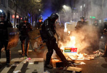 ফ্রান্সে সরকারবিরোধী বিক্ষোভ, এক দিনে গ্রেপ্তার ৪৫৭