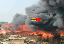 রোহিঙ্গা ক্যাম্পে আগুন, পুড়ে ছাই ৪০ ঘর