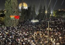 লাইলাতুল কদরে মসজিদুল আকসায় আড়াই লাখের বেশি মুসল্লি