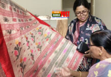 বাংলাদেশে প্রথমবার কলাগাছের আঁশে তৈরি হলো শাড়ি