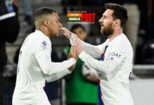 এমবাপ্পের জোড়া গোলে শিরোপার আরও কাছে পিএসজি