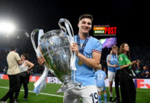 চ্যাম্পিয়ন্স লিগ জিতে ইতিহাস গড়লেন আলভারেজ