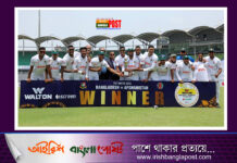 টেস্ট ইতিহাসে রেকর্ড জয় বাংলাদেশ