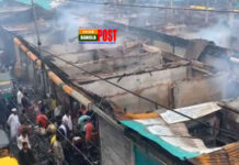 টেকনাফে বার্মিজ মার্কেটের শতাধিক দোকান পুড়ে ছাই