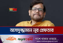 সাবেক মন্ত্রী অভিনেতা আসাদুজ্জামান নূর গ্রেপ্তার