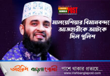 মালয়েশিয়ার বিমানবন্দরে আজহারীকে আটকে দিল পুলিশ