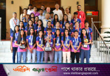 সাফজয়ী নারী ফুটবল দলকে প্রধান উপদেষ্টার সংবর্ধনা
