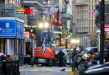 যুক্তরাষ্ট্রে নববর্ষ উদযাপনের ভিড়ে উঠে গেল গাড়ি, নিহত ১০