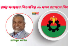 রাষ্ট্র সংস্কারে বিএনপির ৩১ দফা আসলে কি?