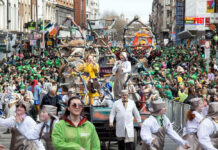 আয়ারল্যান্ড জুড়ে সেন্ট প্যাট্রিক দিবসের উৎসব