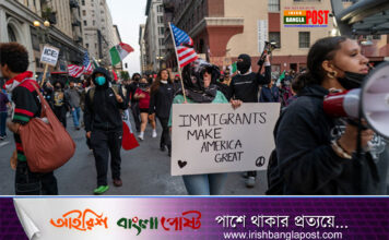 অভিবাসী বিরোধী অভিযান: যুক্তরাষ্ট্রের বিভিন্ন শহরে ছড়িয়ে পড়ছে বিক্ষোভ